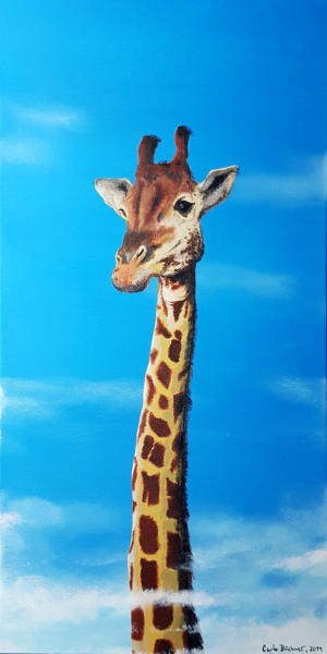 High animal, acrylic on canvas 40 x 80 cm |  Carlo Bchner