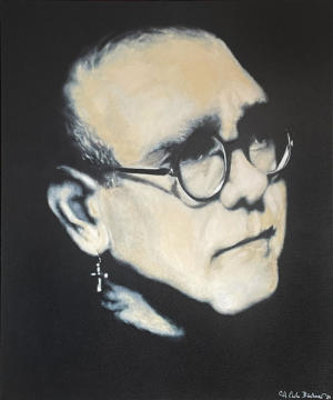 Elton John, acrylic on canvas 60 x 70 cm |  Carlo Bchner