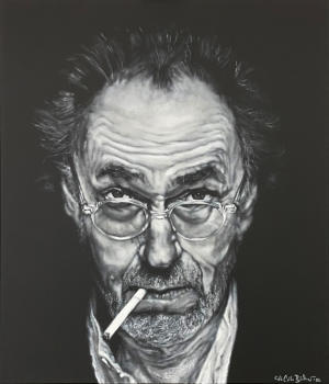 Hugo Egon Balder, Hamburg your faces, acrylic on canvas 60 x 70 cm |  Carlo Bchner